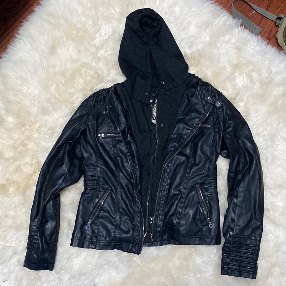 Faux Leather Jacket